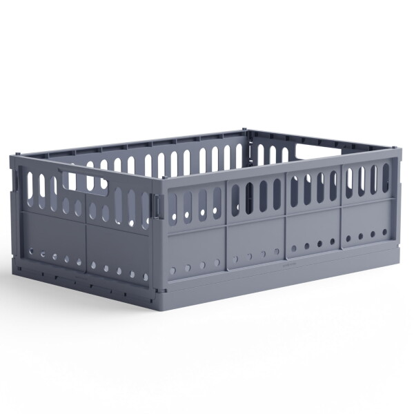 Made Crate Skladacia prepravka Blue Grey – maxi