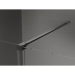 MEXEN/S - Velár sprchovací kút, posuvné dvere 100 x 80, dekor, grafit metal 871-100-080-31-95