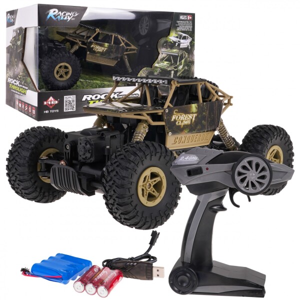 Mamido Terénne autíčko na diaľkové ovládanie Crawler Forester 1:18 hnedé