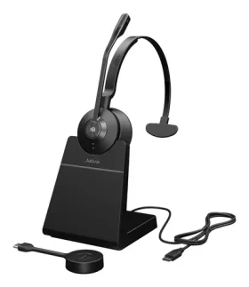 JABRA Engage 55 SE MS Link400c Stand čierna / Mono náhlavná súprava / mikrofón / dosah 150 m (9653-475-111)