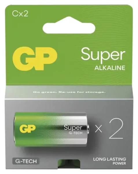 GP Super C / Alkalická batéria / LR14 / 2 ks (1013322200)