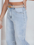 Dámske široké modré džínsy FashionStreet UY2820 L