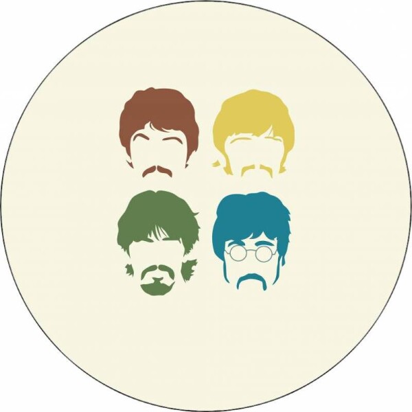 Jedlý papier The Beatles – ikony, 19,5 cm - Pictu Hap