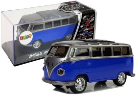 Mamido Naťahovacie autíčko autobus so zvukmi a svetlami modré