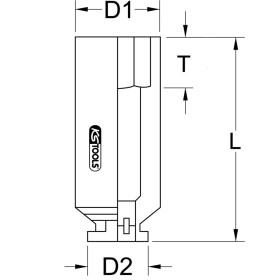 3/4" štvorcová zásuvka, 20 mm KS Tools 460.4503; 460.4503