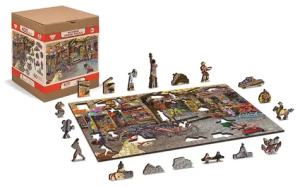 Wooden City Drevené puzzle V hračkárstve 2v1