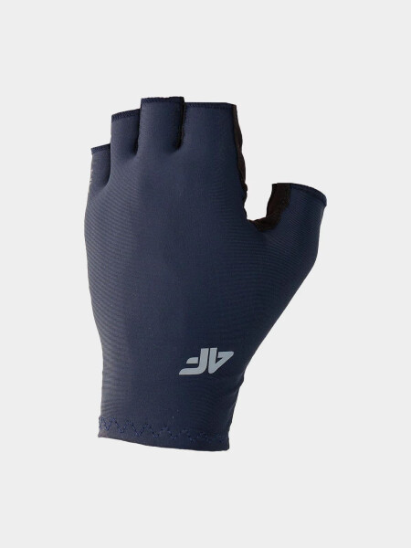Unisex cyklistické rukavice 4FSS23AFGLU057 tmavo modré 4F