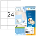 Herma Etikety Premium A4 70x37 mm biele / Etikety / papier matný / permanentné lepenie / 2400 ks / 100 listov (4464)