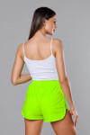 Dámské sportovní šortky v neonově zelené barvě model 18369436 zielony S (36) - J.STYLE