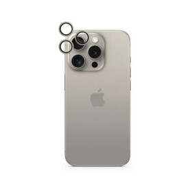 Epico Aluminium Lens Protector ochranné sklo zadného fotoaparátu pre Apple iPhone 15 Pro Pro Max béžová (81312152000001)