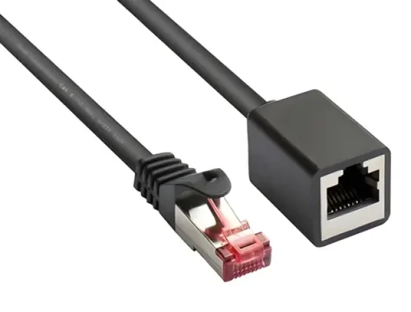 Good Connections Cat6 čierna / Predlžovací kábel / S/FTP / RJ-45 / 5 m (8063VR-050S)
