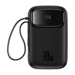 Baseus Powerbank Baseus QPow 2 10000mAh 30W 2xUSB-C (czarny)