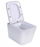 Kielle - Arkas I Závesné WC s doskou SoftClose, Rimless, biela 30111000