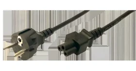 LogiLink CP093 čierna / Napájací kábel / Mickey (C5) - CEE7/7 / 1,8 m / 250V (CP093)