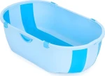 ECOTOYS Skladacia vanička modrá / Vanička / 79 x 45 x 23,5 cm / do 12 mesiacov (HA-B46 BLUE)