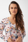Dámske tričko Luna 288 long/r M-2XL Z25/26 růžovo-mátový XXL