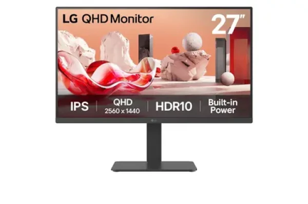 27" LG 27BA45QB-T čierna / Monitor / IPS / QHD / 75Hz / HDMI DP (27BA45QB-T.AEU)