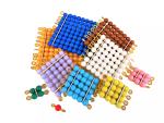 Moyo Montessori Moyo Montessori Perlové štvorce (farebné)