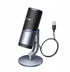 Ugreen Mikrofon Ugreen CM769 na biurko, z USB-A, RGB LED - strieborný