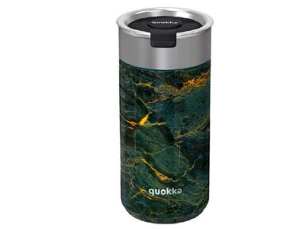 Quokka Boost Coffee Tumbler 400ml Greenstone / Termohrnček so sitkom / nerezová oceľ (8412497400737)