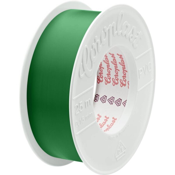 Coroplast 302 PVC 265958 izolačná páska zelená (d x š) 25000 mm x 30 mm 1 ks; 265958