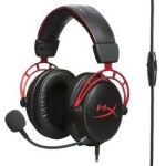 HyperX Cloud Alpha Pro Gaming / čierno-červená / herné slúchadlá s mikrofónom / 50 mm / 3.5mm Jack / 1.3m (HX-HSCA-RD/EM)