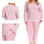 Dámske pyžamo 7151 plus - Doctornap Růžová 3XL