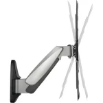 Schwaiger čierna / Nástenný držiak pre TV / 23 "- 55" / VESA 400x400 / max 30 kg / naklápací, otočný (LWHD5530511)