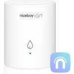 Niceboy ION ORBIS Water Sensor biela / Detektor úniku vody / ZigBee / Bluetooth / MESH (8594182426243)