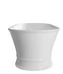 POLYSAN - DELONIX voľne stojaca vaňa liaty mramor 170x84x61,5cm, biela 92130