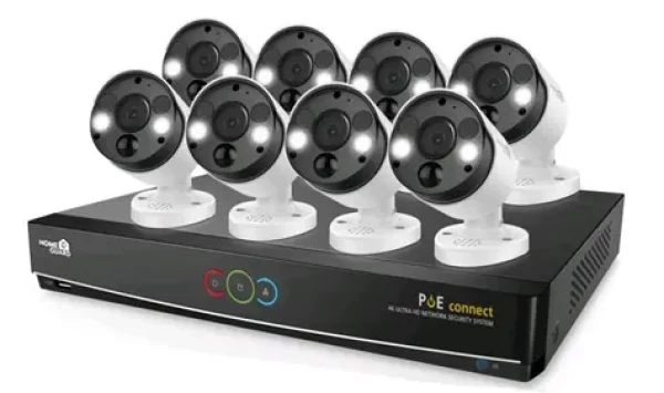 IGet HGNVK164908 / Kamerový systém / 8 kamier / UHD 4K / 16CH / IP66 / WAN / 16x LAN / HDMI / VGA (75020555)