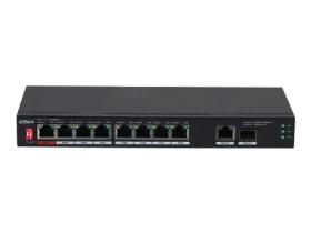 Dahua PFS3110-8ET1GT1GF-96 / Switch / 1000Mbps / 9x RJ-45 / 1x SPF / 8x PoE (PFS3110-8ET1GT1GF-96)