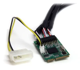 StarTech Mini PCIe FireWire karta čierna / PCIe FireWire karta / IEEE 1394 / Čipset TI XIO2213B (MPEX1394B3)