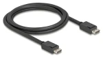 DeLock 81175 čierna / DisplayPort kábel / DP 2.1 / 80 Gbps / 16K 60 Hz / 1,8 m (81175)