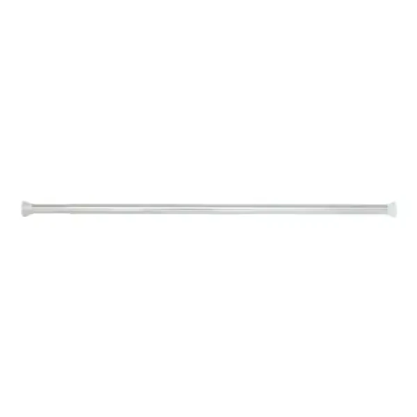 Spirella KRETA tyč na sprchový záves 75 - 125 cm lesklá biela / bez vŕtania / hliník (7610583103277)