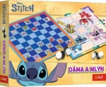Trefl Hra Dáma a Mlyn: Lilo Stitch