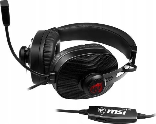 MSI S BOX Czarne (MSI Gaming Headset S BOX)