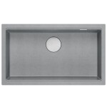 Quadron - Granitový drez Logan 110 Grey Metallic Oceľ HQD7644U5_BS_U