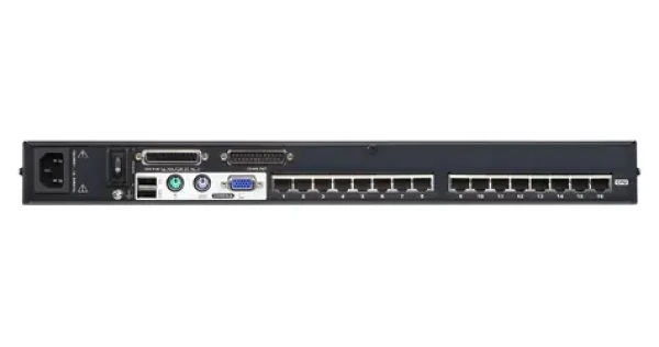 Prepínač KH-1516A / KVM prepínač / 16 portov / Cat5 / PS/2 + USB (KH1516A-AX-G)
