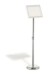 Durable 479823 / Informačný stojan / A4 / Hliníkový rám / Výška 770-1205 mm (479823)