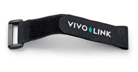 VivoLink Velcro káblová páska čierna / Sťahovacia páska / 200 mm / 25 kusov (PROTIE)