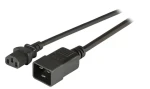 EFB EK531.1,8V2 čierna / Predlžovací napájací kábel / C20 - C13 / 1,8 m (EK531.1,8V2)