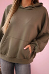 Mikina s kapucňou butter khaki UNI