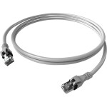 Easylan CPP1OACACA0050 RJ45 sieťové káble, prepojovacie káble CAT 6 S/FTP 5.00 m sivá dvojžilový tienený, bez halogénov, samozhášavý 1 ks; CPP1OACACA0050