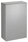 Rossignol Stella 51346 metalovo šedý / Nástenný kôš s vekom / 10 L