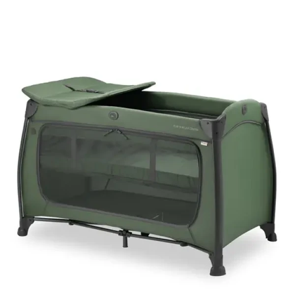 Hauck Cestovná postieľka s pultom Play N Relax Center Dark Green (HK600153)