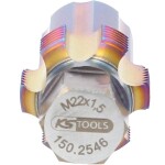 KS Tools 150.2546 univerzálny prerezávač závitov M22 x 1.5 Špeciálna nástrojová oceľ 1 ks; 150.2546