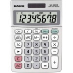 Casio MS-88ECO stolná kalkulačka strieborná Displej (počet miest): 8 solárny pohon, na batérie (š x v x h) 103 x 31 x 145 mm; MS-88ECO