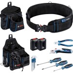 Bosch Professional 1600A02H5C Remeselník, pre údržbára, do auta, elektrikár, sanitárne, profesionálna sada náradia v púzdre; 1600A02H5C