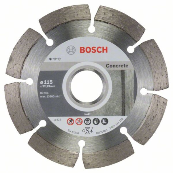 Bosch Accessories 2608603239 diamantový rezný kotúč Priemer 115 mm 10 ks; 2608603239